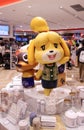 Statue of a video game character from Animal Crossing