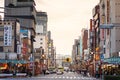 Traffic at Kaminarimon street of Asakusa District