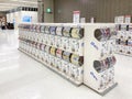 Japanese capsule toy vending machine Gachapon in Narita international airport.