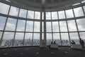 Peoples looking the city from building in roppongi tokyo japan Royalty Free Stock Photo