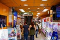 Tokyo, Japan, 26 October 2023: Interior of a Manga store in Tokyo with customers browsing through the selection Royalty Free Stock Photo