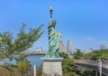 Replica of the Statue of Liberty by Bartholdi and Eiffel on the bayside area of Odaiba.