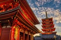 Tokyo Japan, at Asakusa Temple Senso-Ji Royalty Free Stock Photo