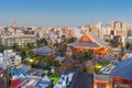 Tokyo, Japan overlooking Asakusa and Sensoji Temple Royalty Free Stock Photo
