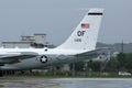 United States Air Force Boeing RC-135S Cobra Ball Vertical Fin.