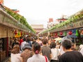 Tokyo, Japan. Septembre 8 2018. People walking and pray in Asakusa Senso-ji Temple in Asakusa.