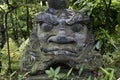 Tokyo, Japan - Statue in the garden of the Nezu museum