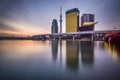 Tokyo, Japan on the Sumida River Royalty Free Stock Photo