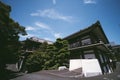 tokyo, japan, temple, zojoji, asia, japanese, tower, asian, buddhism, zojo-ji, shiba, travel, buddhist, city, religion, park, old Royalty Free Stock Photo