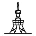 TOKYO JAPAN Tokyo Tower vector