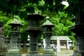 Japan, Tokyo, Ueno Toshogu, copper lanterns