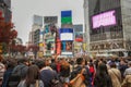 Tokyo, Japan view of Shibuya Crossing Royalty Free Stock Photo