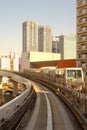 New Transit Yurikamome elevated monorail.