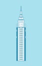 Tokyo landmark building illustration | Shinjuku tower