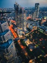 Tokyo Lights And Buildings Seen From Above