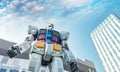 TOKYO - MAY 2016 : Gundum Robot as seen from street level. Its m