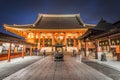 Tokyo - May 20, 2019: Night shot of the Sensoji temple in Asakusa, Tokyo, Japan Royalty Free Stock Photo