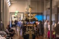 Tokyo - May 21, 2019: Samurai armor in the Tokyo National Museum in Tokyo, Japan Royalty Free Stock Photo