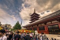 Tokyo - May 18, 2019: Sanja Matsuri Festival crowd at the Sensoji temple in Asakusa, Tokyo, Japan Royalty Free Stock Photo