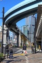 Tokyo monorail Royalty Free Stock Photo