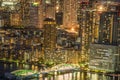 Tokyo night view from the Caretta Shiodome