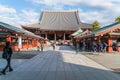 TOKYO-NOV 16: Crowded people at Buddhist Temple Sensoji on November 16, 2016 in Tokyo