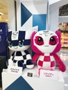 Tokyo Olympic Games 2020 - Olympic mascots Miraitowa and Someity Royalty Free Stock Photo