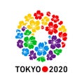 Tokyo Olympics 2020 logo Royalty Free Stock Photo