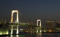 Tokyo Rainbow Bridge Royalty Free Stock Photo