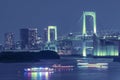 Tokyo Rainbow bridge Royalty Free Stock Photo