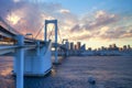 Tokyo Rainbow bridge Royalty Free Stock Photo