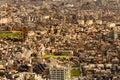 Tokyo residence aerial view, crowded cityscape Royalty Free Stock Photo