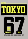Tokyo savage boy,t-shirt design fashion vector textile