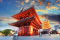 Tokyo - Sensoji-ji, Temple in Asakusa, Japan Royalty Free Stock Photo