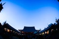 Tokyo Sensoji Temple and blue sky Royalty Free Stock Photo