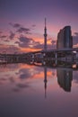 Tokyo Sky Tree in Tokyo, Japan at sunrise Royalty Free Stock Photo