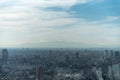 Tokyo skyline endless skyscraper from tower