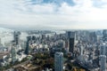 Tokyo skyline endless skyscraper from tower