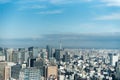 Tokyo skyline endless skyscraper from tower