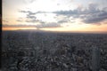 Tokyo skyline with Mount Fuji at sunset Royalty Free Stock Photo