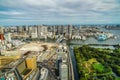 Tokyo skyline seen from the observation deck of the Caretta Shiodome