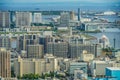 Tokyo skyline seen from the observation deck of the Caretta Shiodome