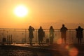 Tokyo skyline in urban skyline, mount fuji as the background Royalty Free Stock Photo