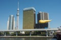 Tokyo Skytree and Asahi Beer Headquarters in Tokyo, Japan