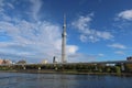 Tokyo Skytree from Tokyo Mizube Cruising Line Royalty Free Stock Photo