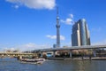 Tokyo Skytree and Sumida river in Tokyo