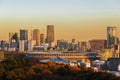 Tokyo sunset with Olympic Stadium