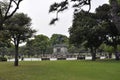 Tokyo, 10th may: Equestrian Statue of Samurai Kusunoki Masashige from garden of Imperial Palace from Tokyo in Japan