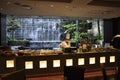 Tokyo, 10th may: Hotel Restaurant interior from Tokyo City in Japan