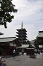 Tokyo, 10th may: Senso-Ji or Asakusa Kannon Temple site from Tokyo in Japan Royalty Free Stock Photo